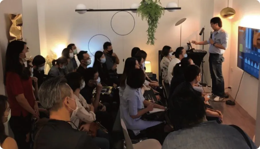 Offline Designer Salon Training - Branding - COLORS Lighting