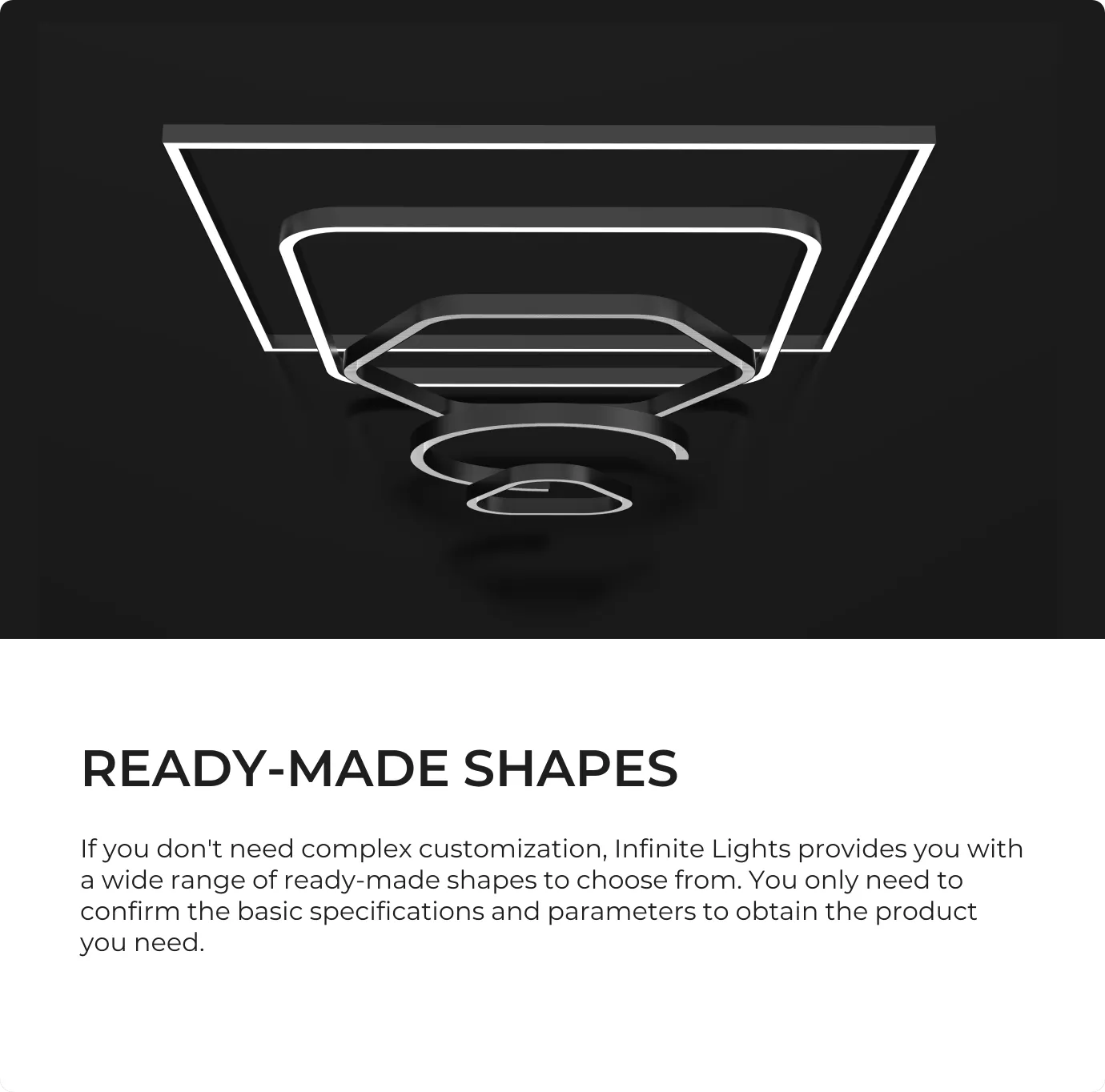 Scenario Case - Custom Shapes Linear LED Lighting, Multiple Options | COLORS Lighting