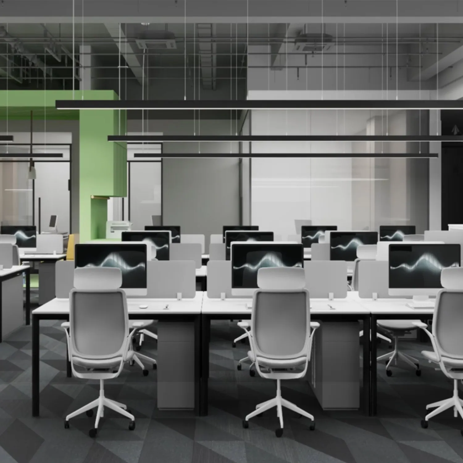 Scenario Case - LINE LINK Series Linear Lights, 150LM/W, Quick-connect, Easy to Install
