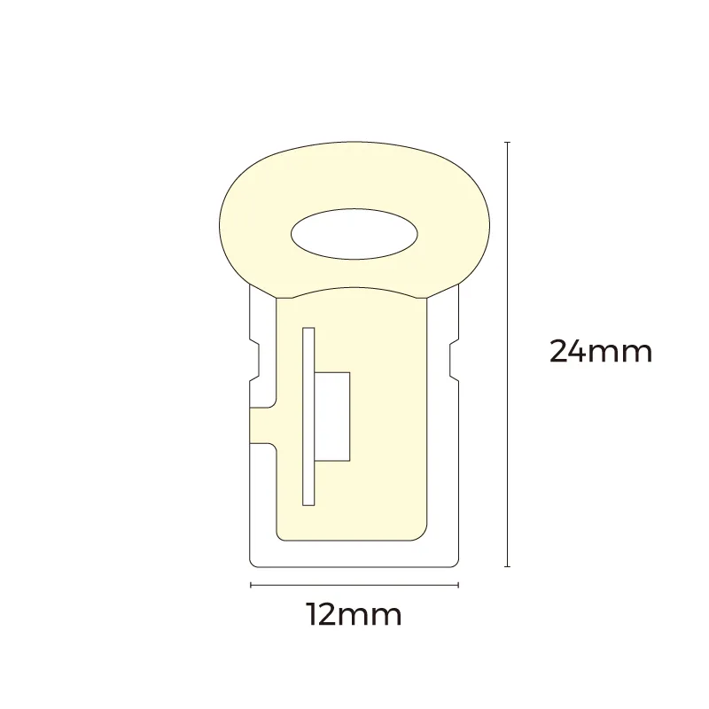 Product Model - Cuttable Led Neon Strip, Custom Cut Neon Strips, Cuttable LED Strip Lights