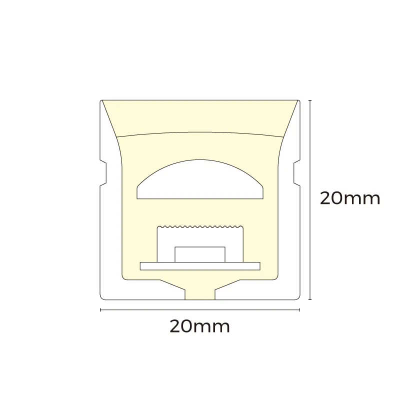 Product Model - Cuttable Led Neon Strip, Custom Cut Neon Strips, Cuttable LED Strip Lights