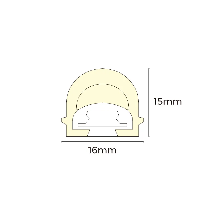 Product Model - Heat Resistant Sauna Light Strip, 1600K LED Strip Lights For Sauna Lighting