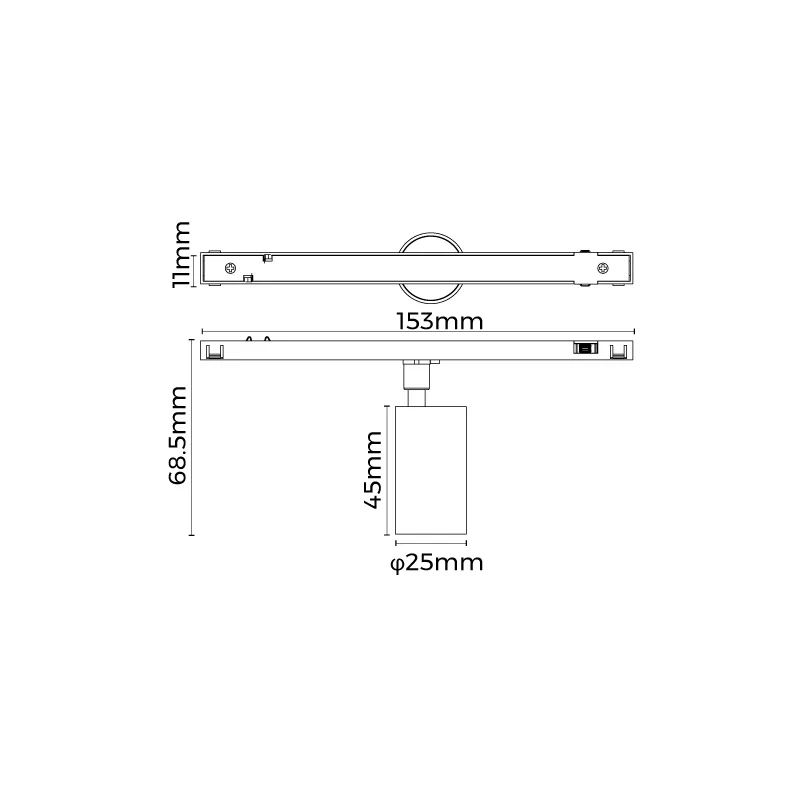 Product Model - Best Low Voltage Track Light , White/Black Commercial Track Lighting