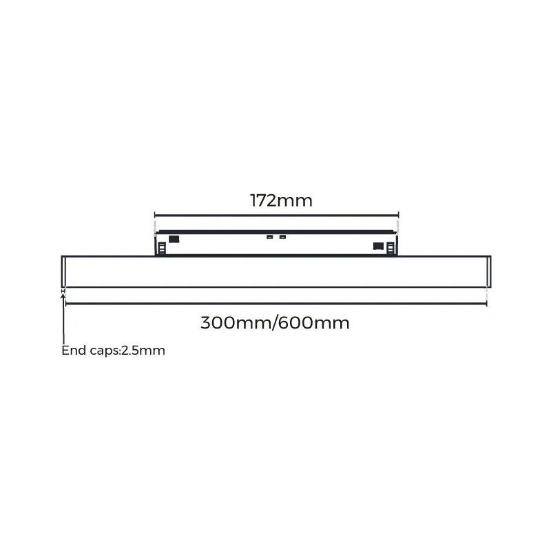 Product Model - MagTrack 20 Series Magnetic Track Lighting Systems, DC24V-48V Low-voltage