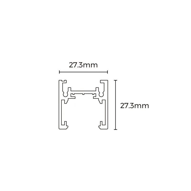 Product Model - MagTrack 20 Series Magnetic Track Lighting Systems, DC24V-48V Low-voltage