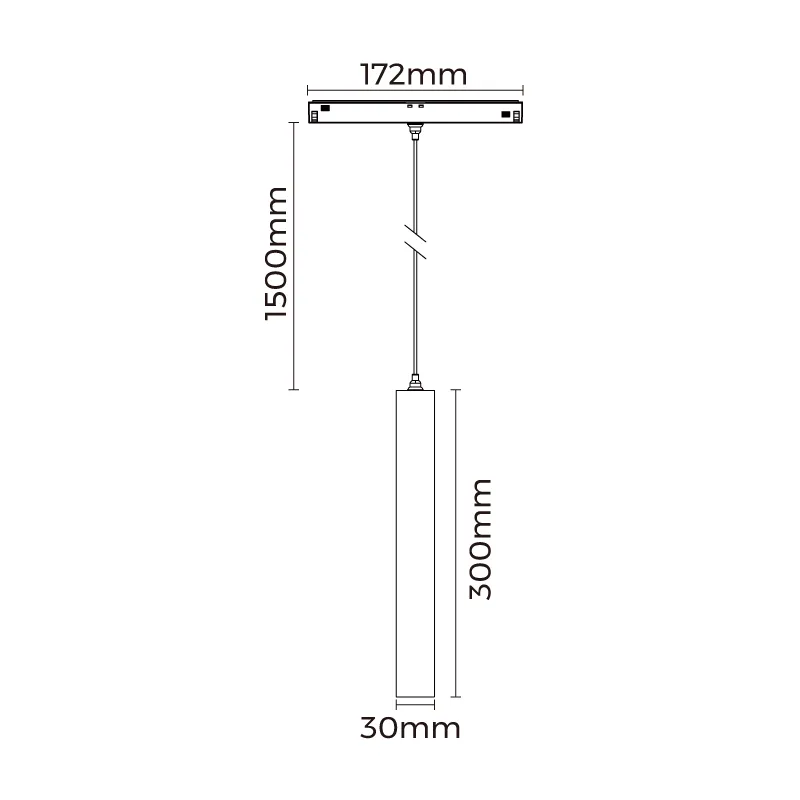 Product Model - MagTrack 20 Series Magnetic Track Lighting Systems, DC24V-48V Low-voltage