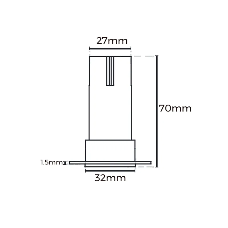 Product Model - IP54 Rated Waterproof, Eco-Friendly Professional Recessed Downlights