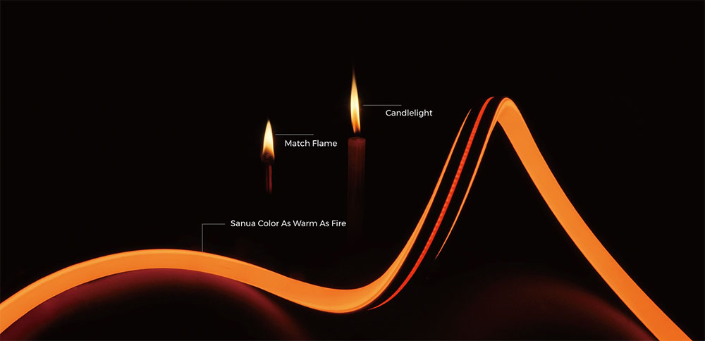 125°C Max, High Temperature & Humidity Resistance Sauna LED Strip Lights