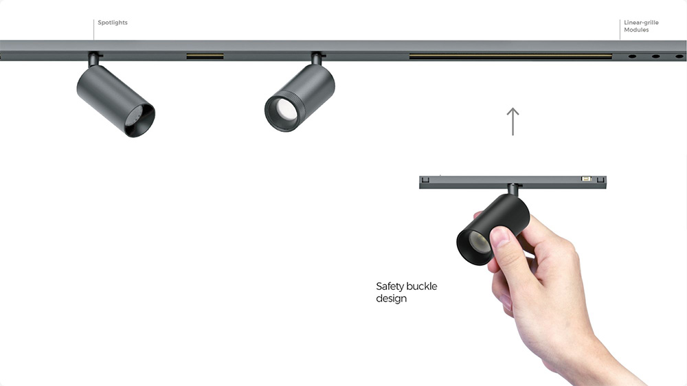 Ultra-thin & Ultra-slim Adjustable, Low-voltage, Dimmable Track Light Fixtures