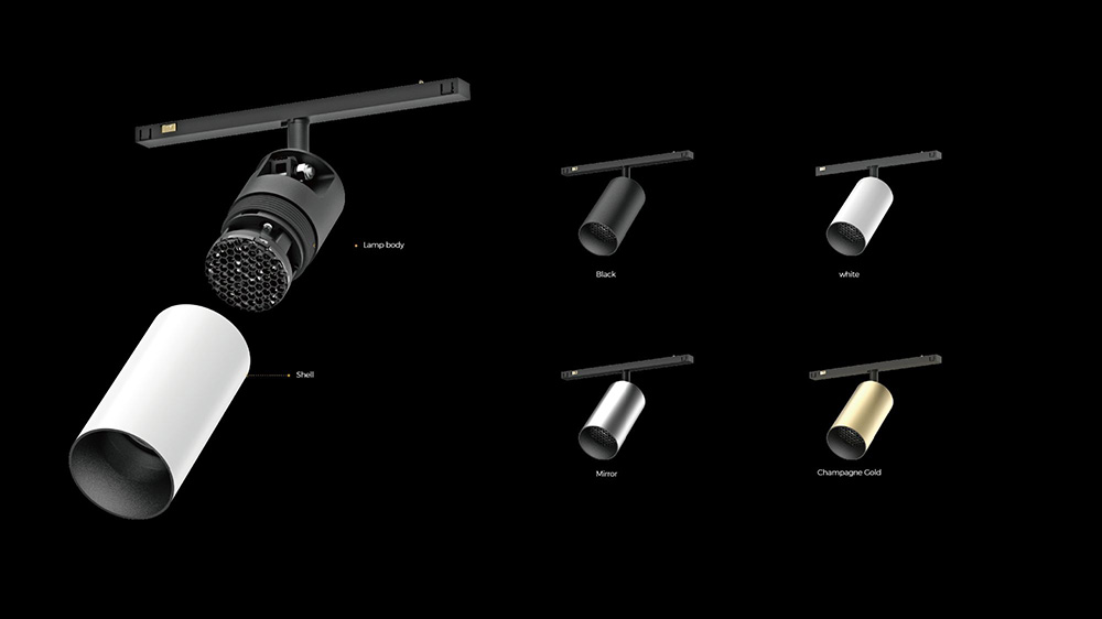 Ultra-thin & Ultra-slim Adjustable, Low-voltage, Dimmable Track Light Fixtures