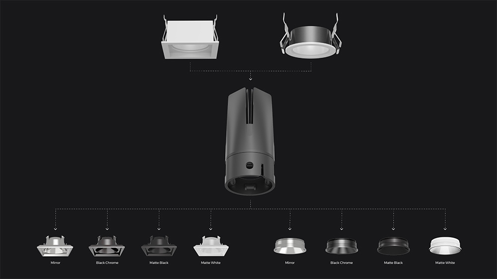  IP54 Rating Adjustable LED Spotlight Downlights for Indoor/Outdoor Use