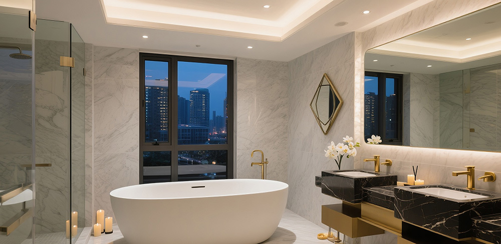  IP54 Rating Adjustable LED Spotlight Downlights for Bathroom