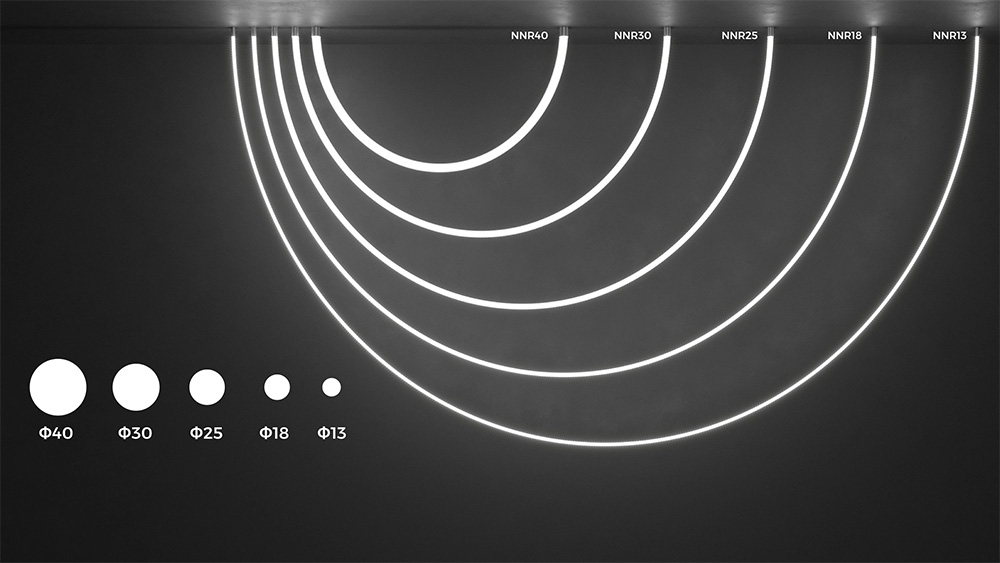 360-degree Round Neon Flex With LED Strips Inside For Indoor/Outdoor Use