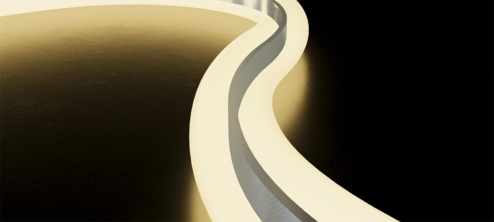 360-degree Round Neon Flex With LED Strips Inside For Indoor/Outdoor Use