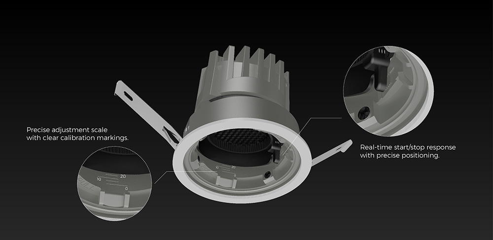 IP54-rated, Tunable White(2700K-6500K), Dimmable LED Downlights