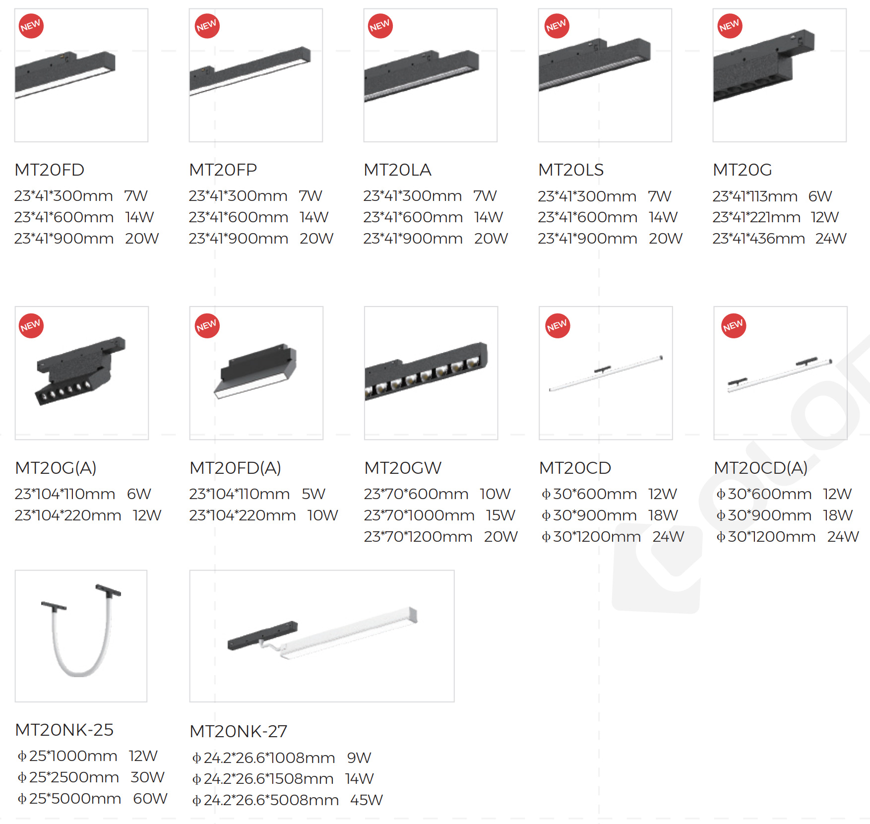 Magnetic Track Light - linear lights