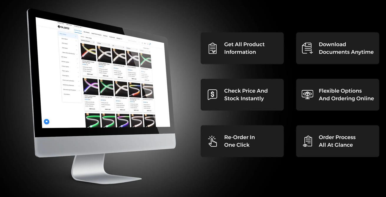 Where can I buy high-quality dotless LED strip lights online?