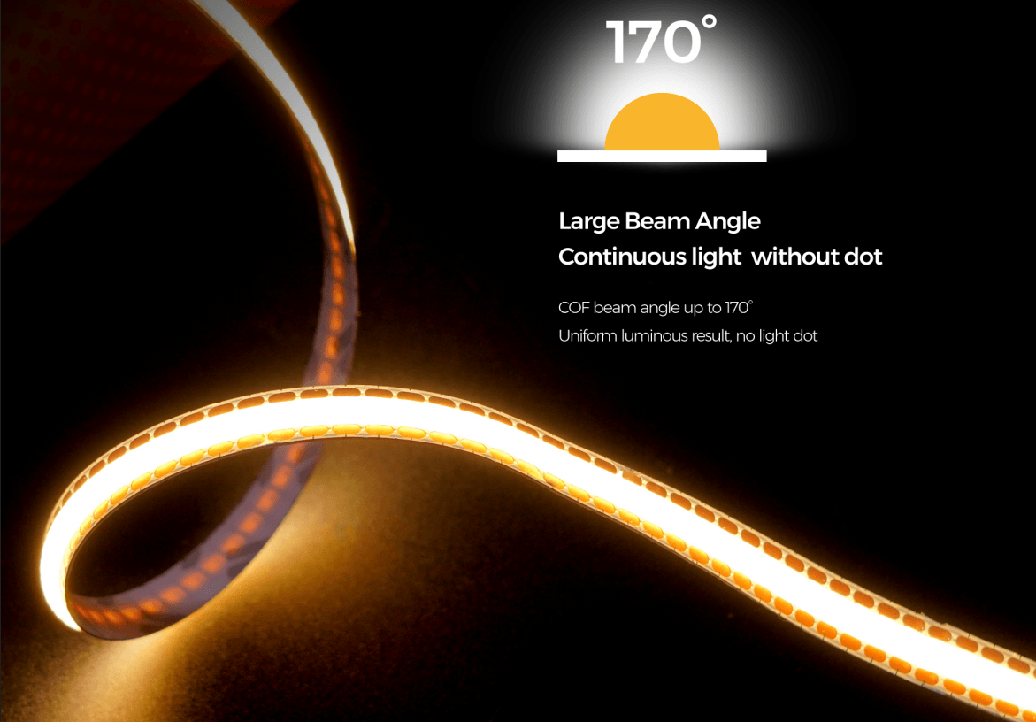 The cost-effective powerhouse: COF Linear Series Dotless LED Strip Lights