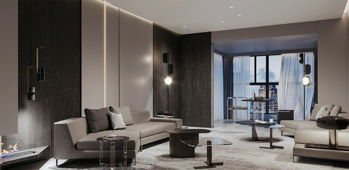 Living Room Downlights Design