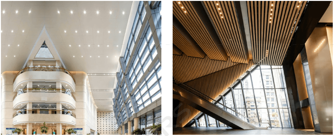 Residential downlights for high-ceiling spaces