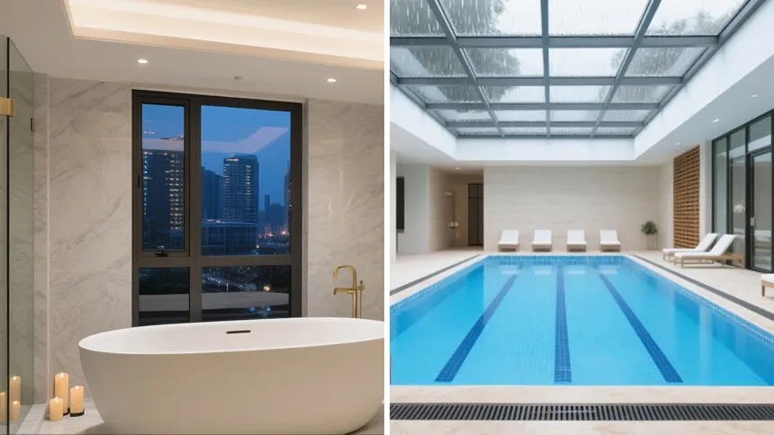 Waterproof Recessed Bathroom Downlights for Hotel & Gym Projects