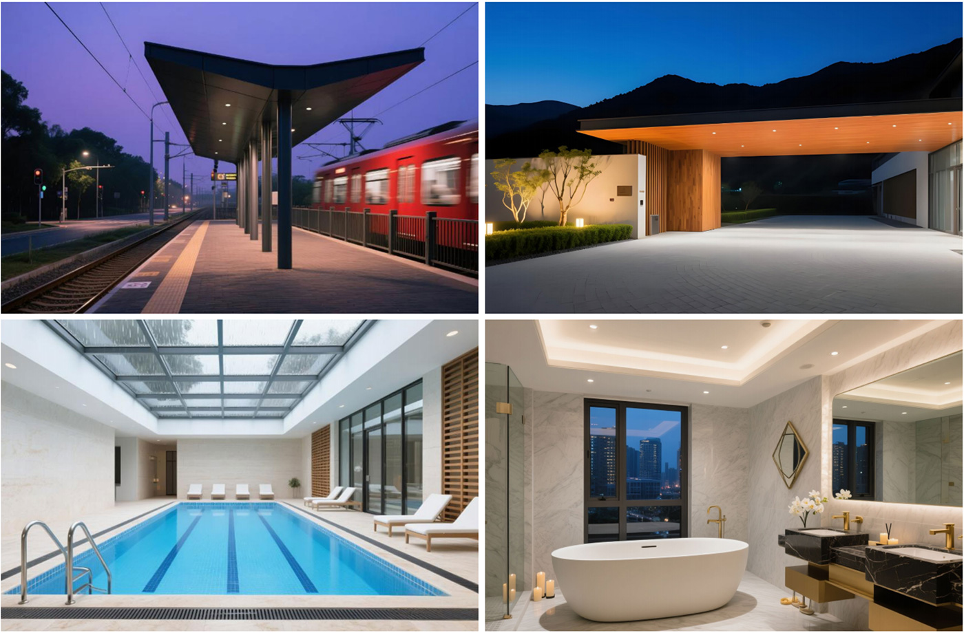 Waterproof Recessed Bathroom Downlights for Hotel & Gym Projects