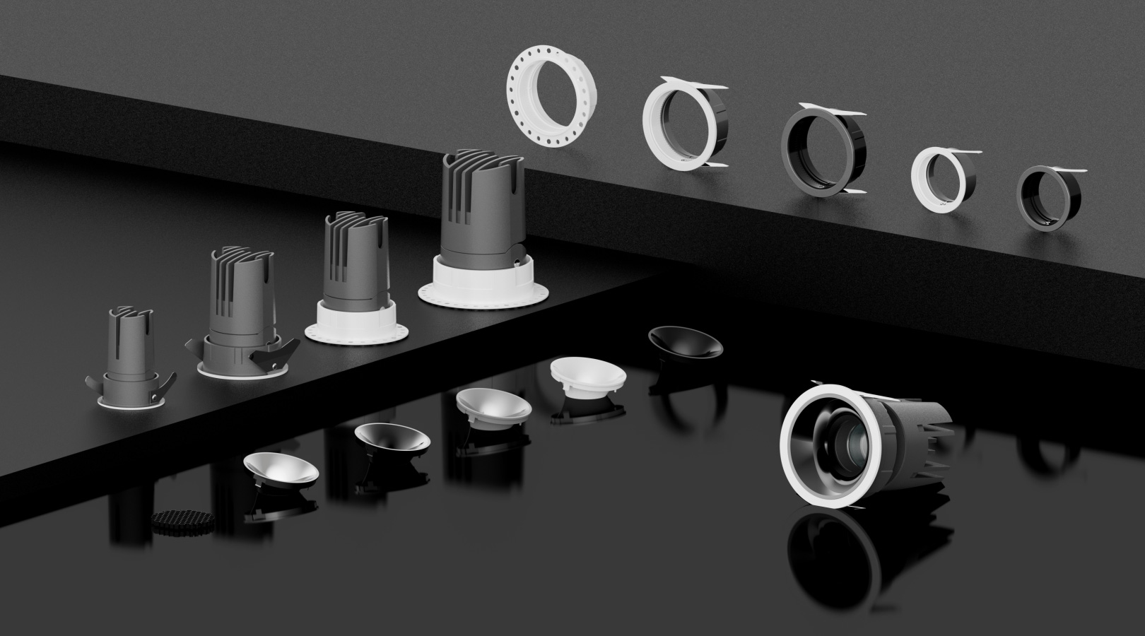 Waterproof Recessed Bathroom Downlights for Hotel & Gym Projects