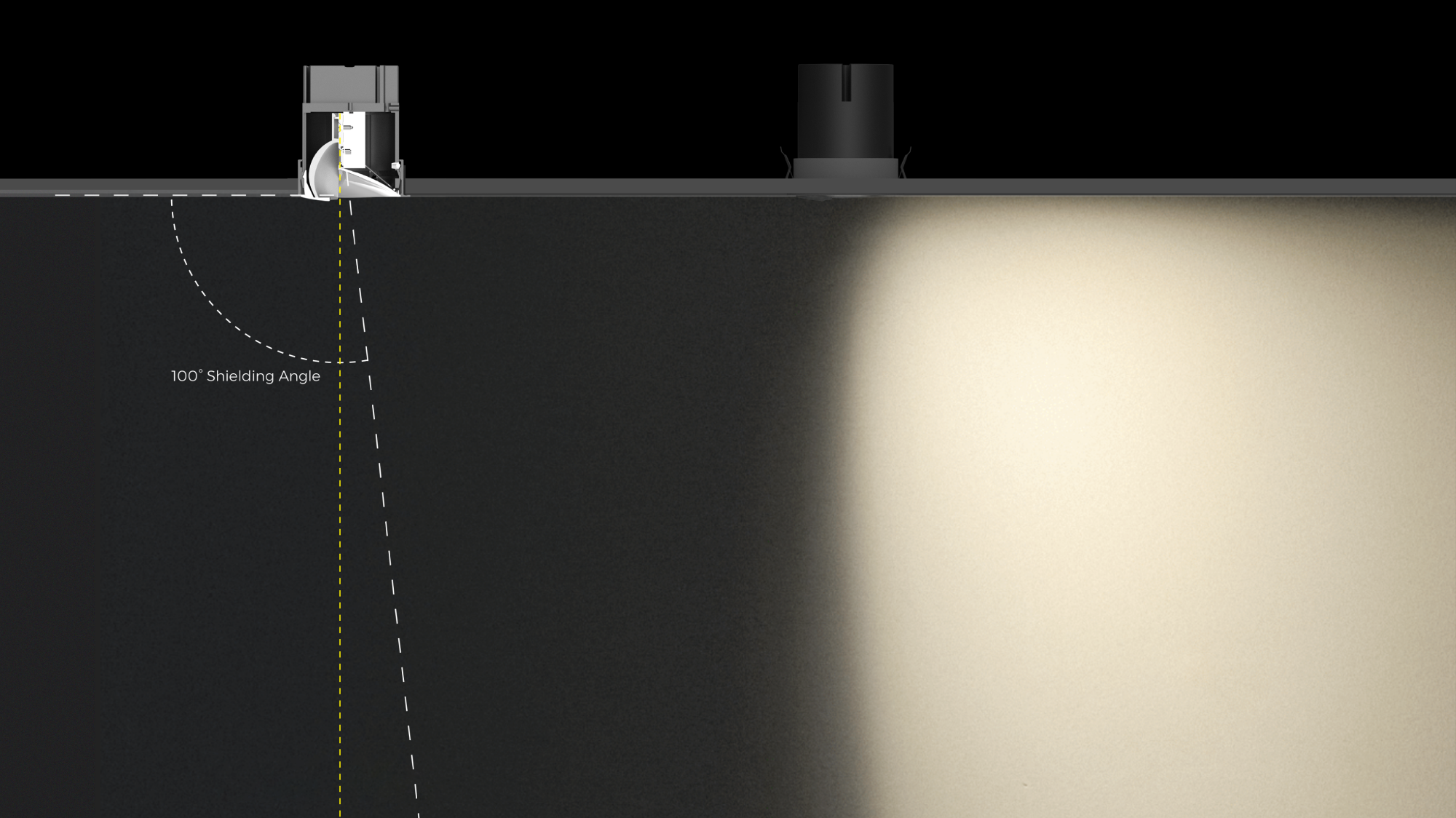 Professional Wall-Washing Downlights for Gallery Lighting