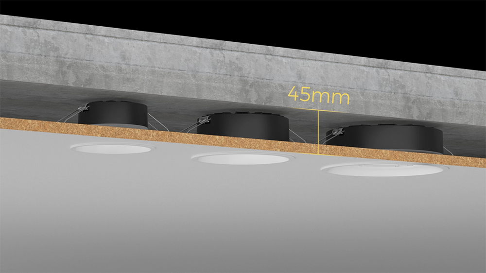 Ultra thin downlights - Ultra-Slim Body With Air Convection Heat Dissipation Design