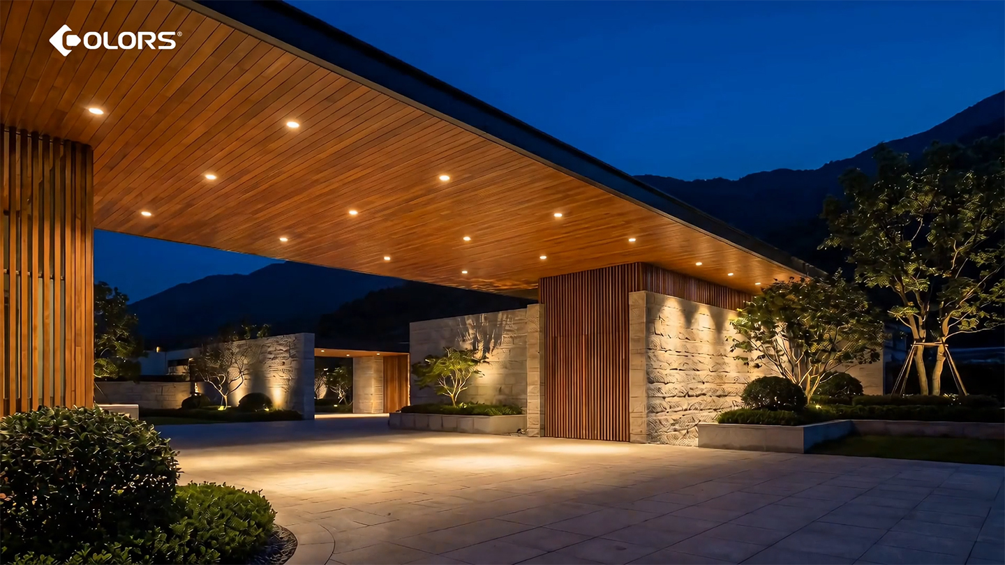 Outdoor Recessed Downlights for Walkways Projects