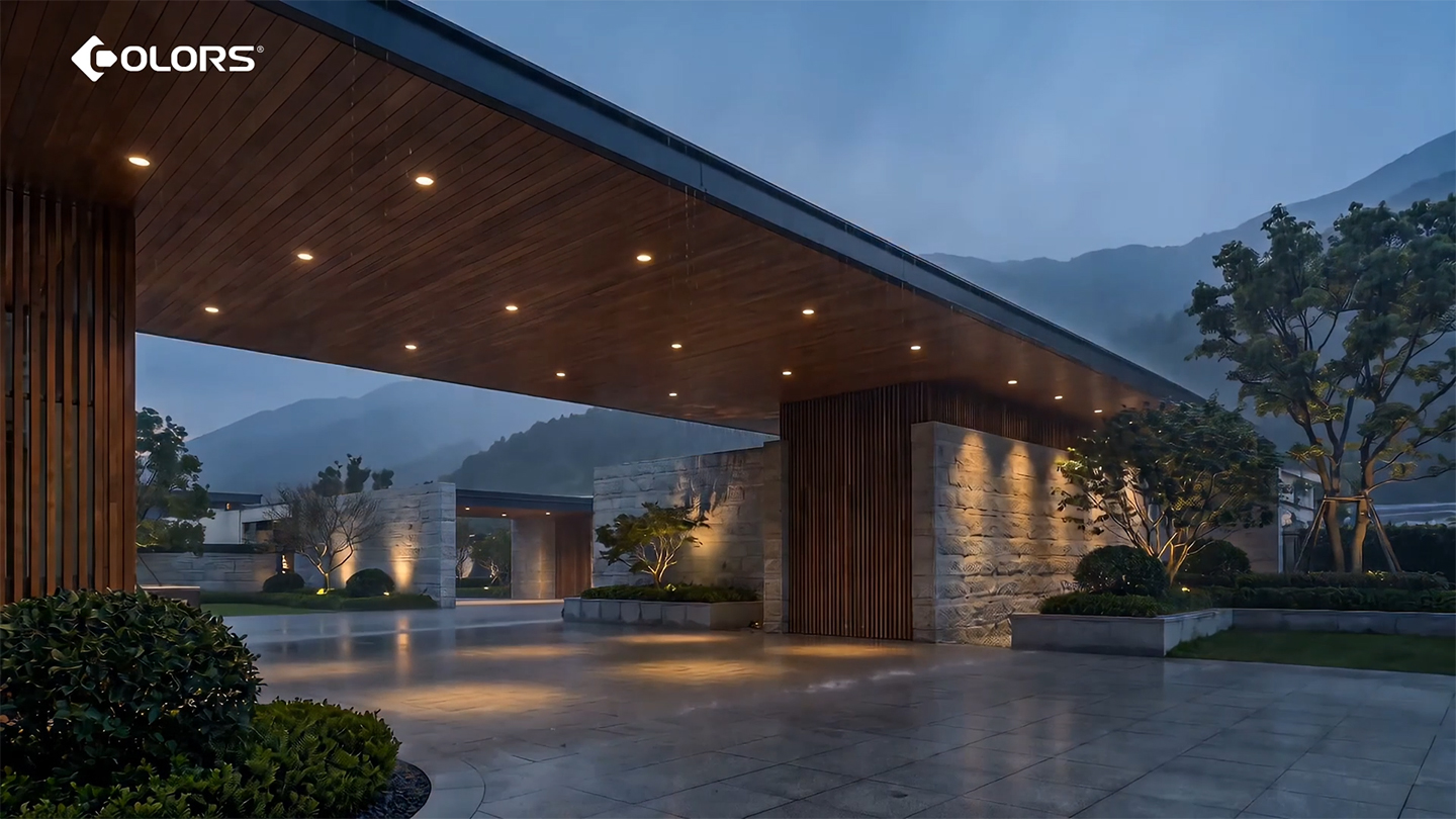 IP65 Downlight for outdoor walkways