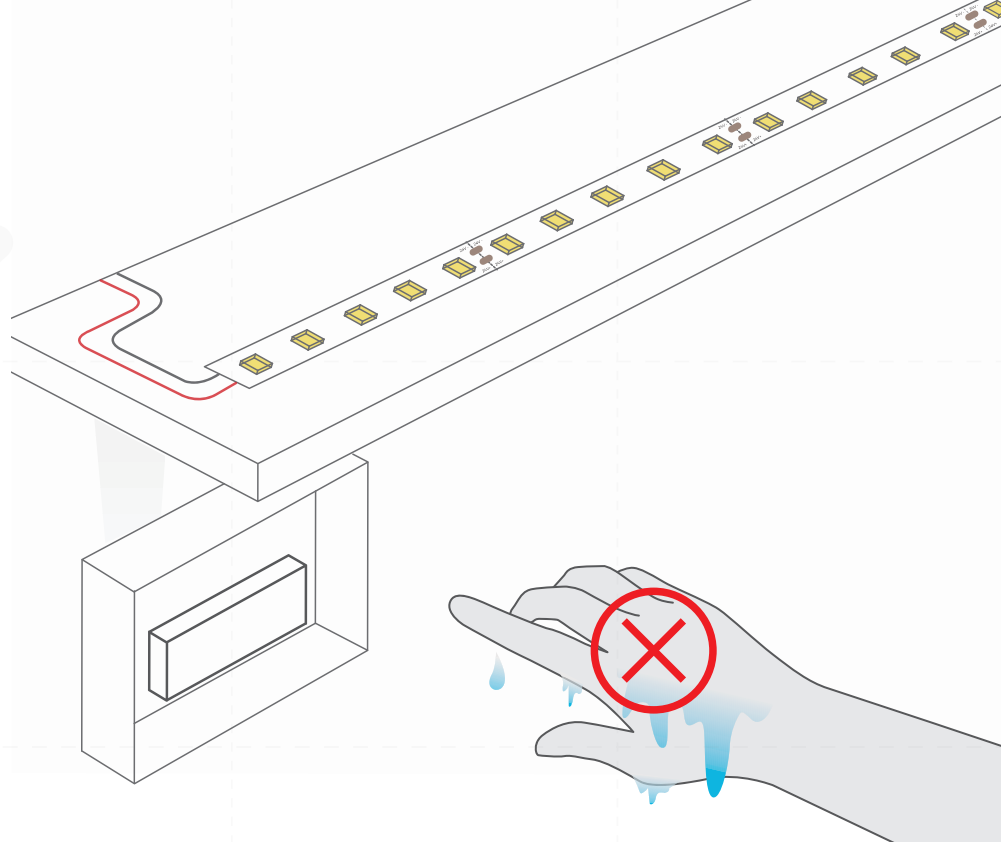 How to Connect Power to an IP20 Strip Light