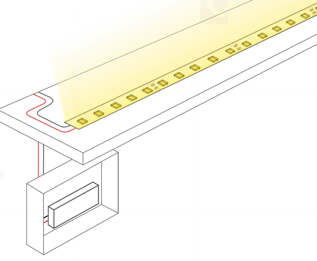 How to Connect Power to an IP20 Strip Light