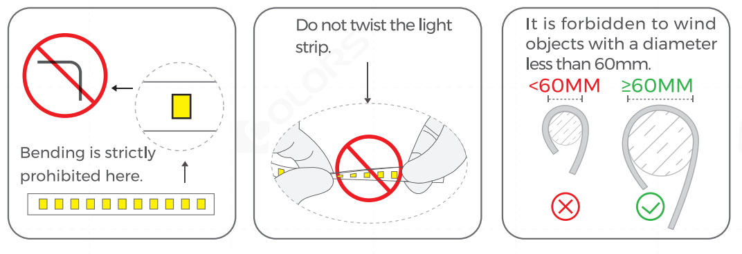 Important Installation Precautions for IP20 LED Strip