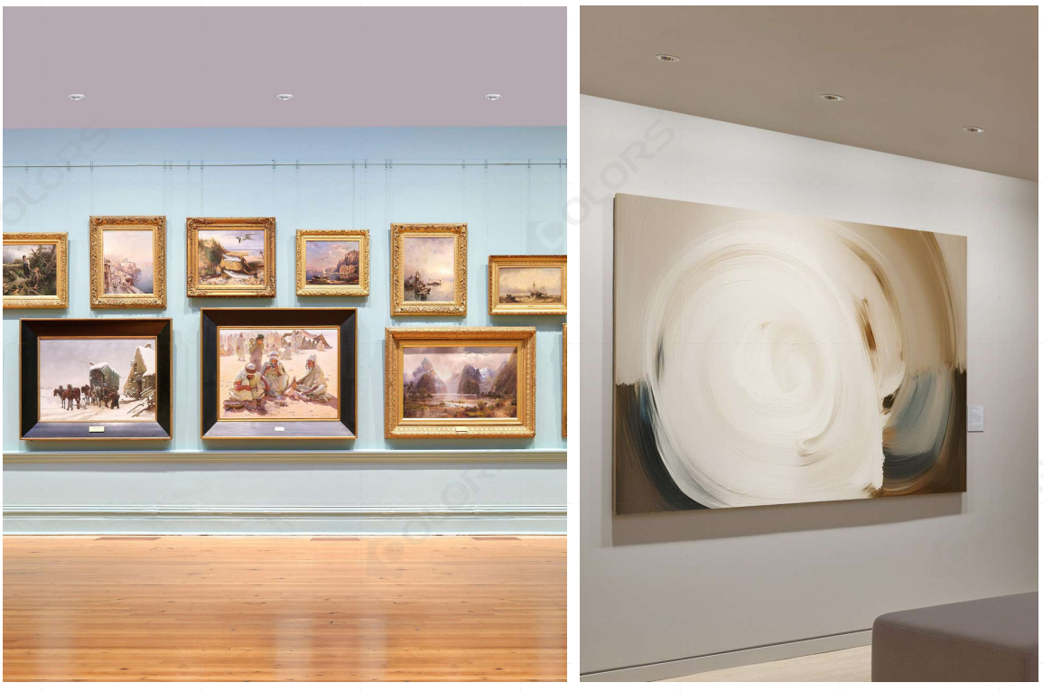 Adjustable LED Recessed Downlights for Museum Display Lighting