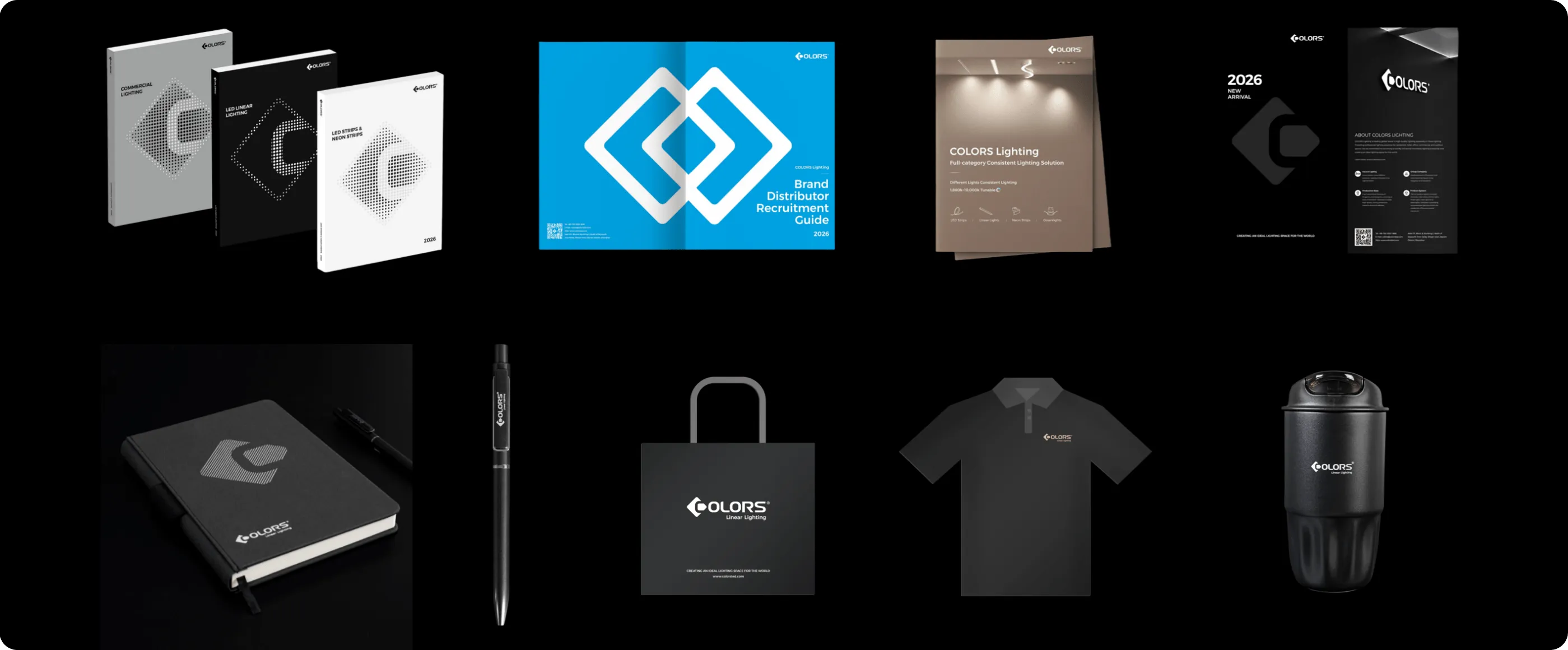 Marketing Materials - Merch - Branding - COLORS Lighting