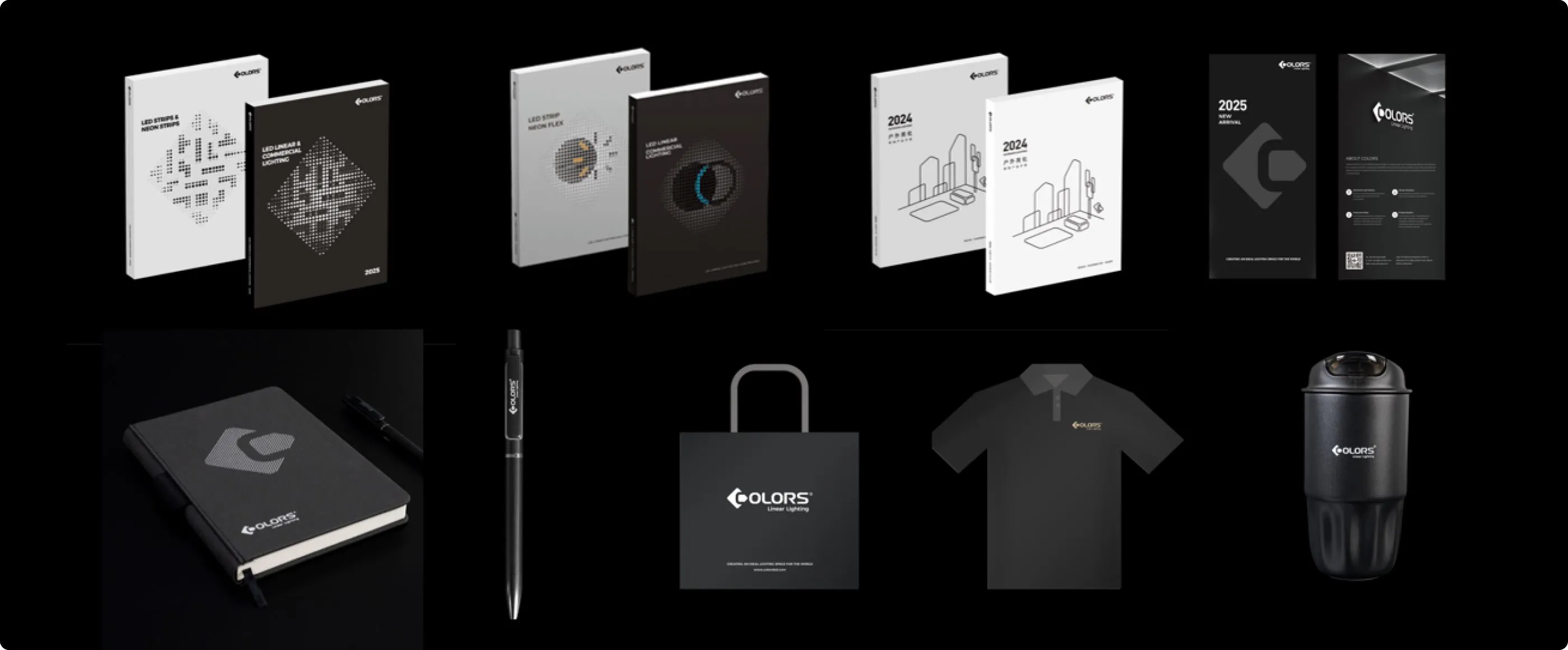 Marketing Materials - Merch - Branding - COLORS Lighting