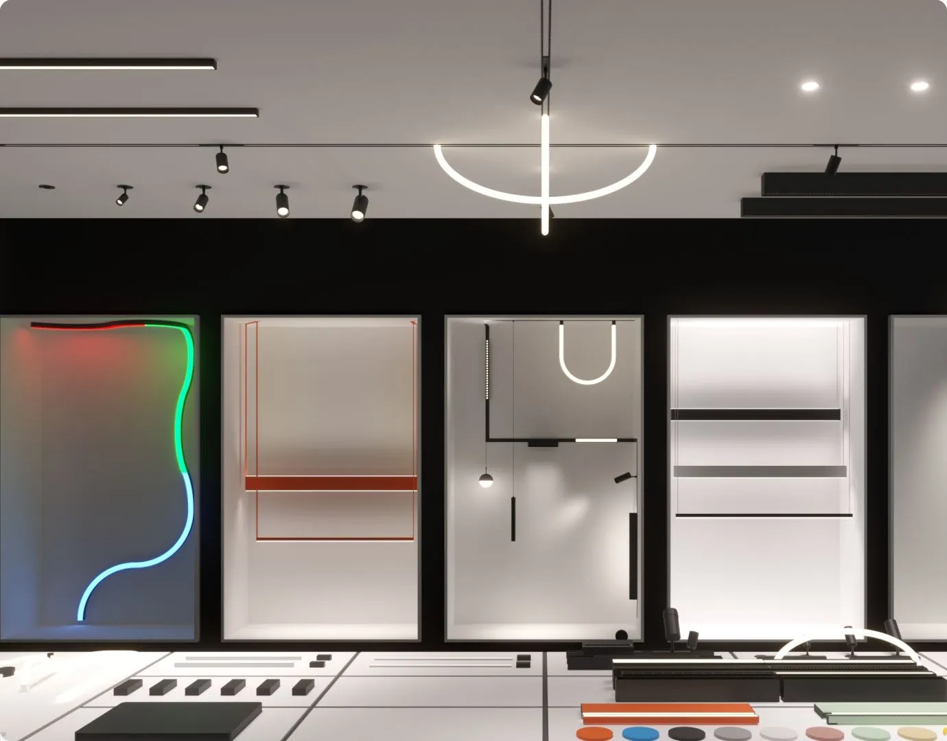 Showroom - Branding - COLORS Lighting