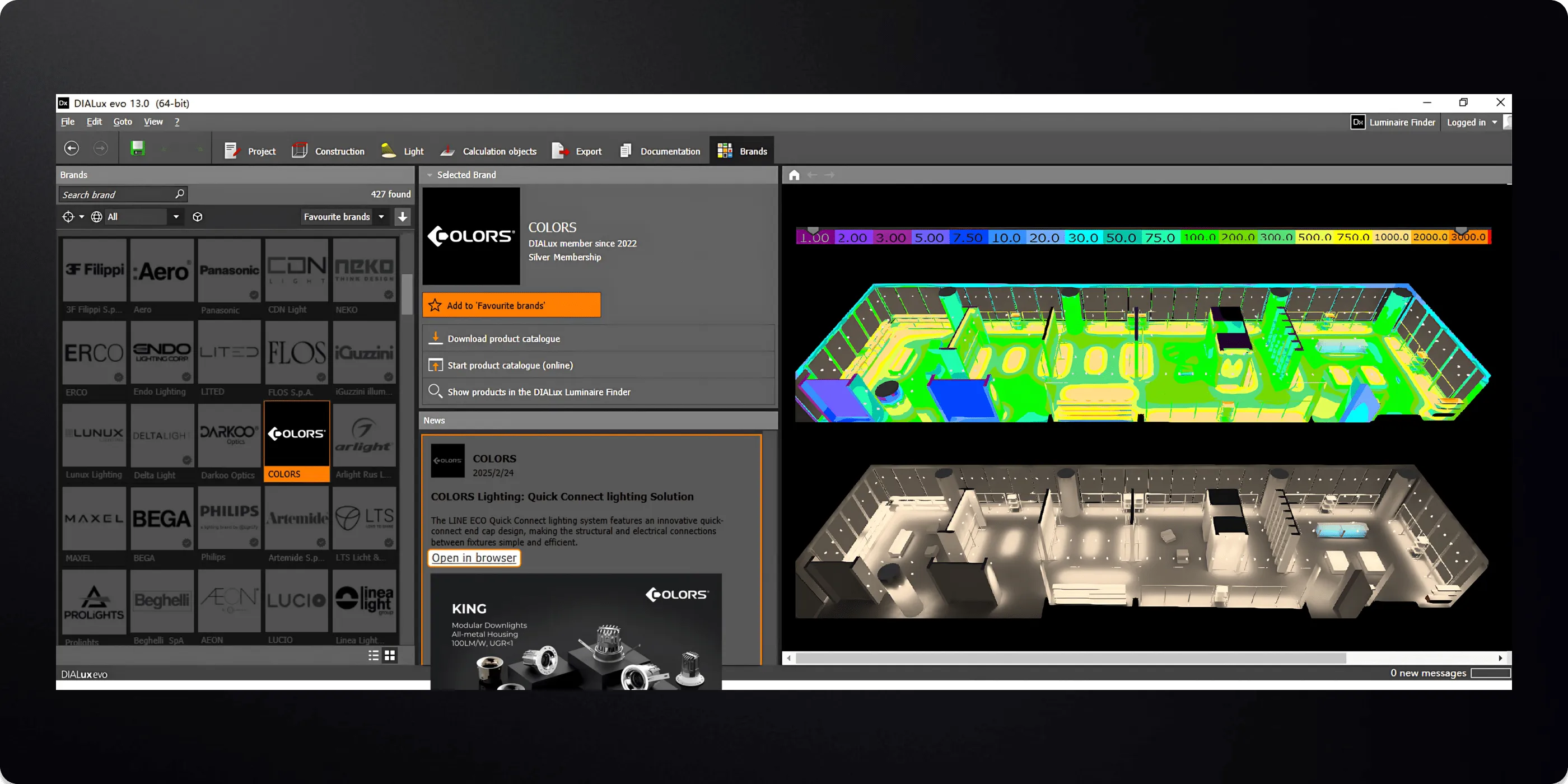 COLORS Lighting Design Platform - DIALux - Service - COLORS Lighting