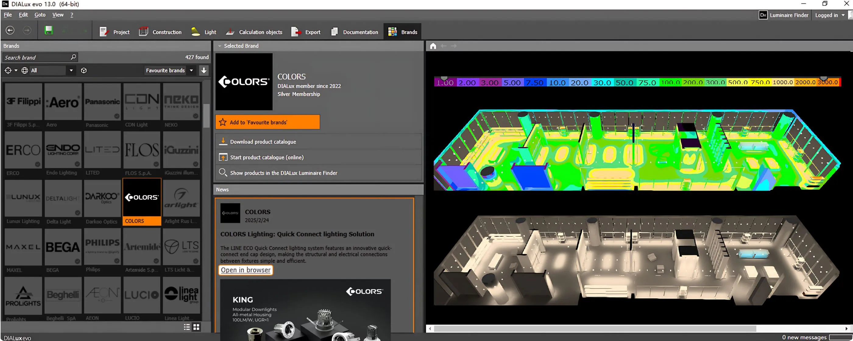 COLORS Lighting Design Platform - DIALux - Service - COLORS Lighting